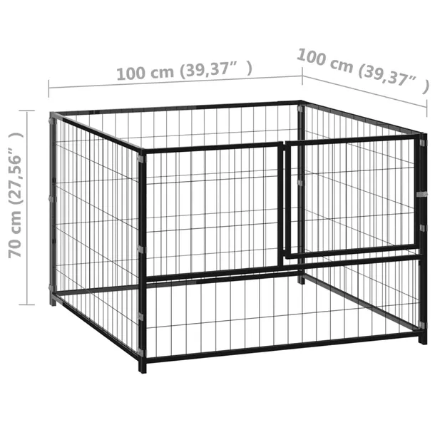 kojec-dla-psa-czarny-100x100x70-cm-stalowy-szerokosc-100-cm