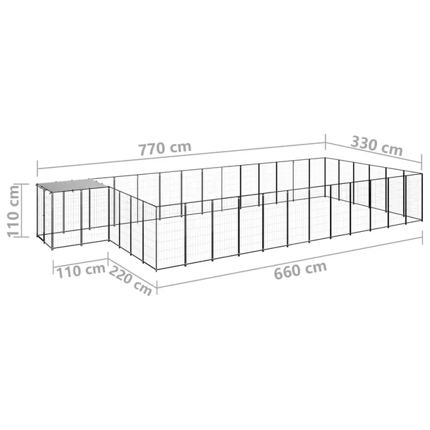 kojec-dla-psa-czarny-2299-m-stalowy-cechy-dodatkowe-na-zewnatrz
