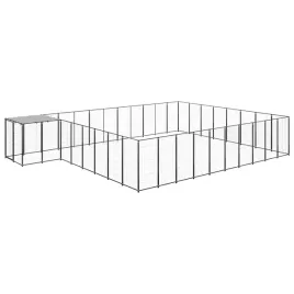 kojec-dla-psa-czarny-2541-m-stalowy