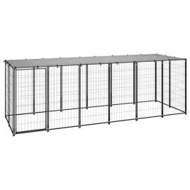 kojec-dla-psa-czarny-330x110x110-cm-stalowy
