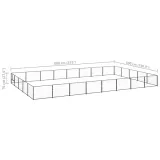 kojec-dla-psa-czarny-40-m-stalowy-material-wykonania-stal-proszkowana