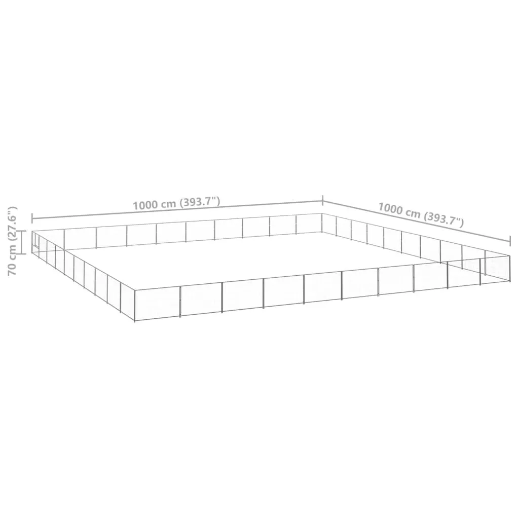 kojec-dla-psa-srebrny-100-m-stalowy