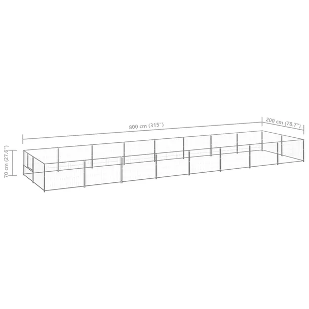 kojec-dla-psa-srebrny-16-m-stalowy-wysokosc-70-cm