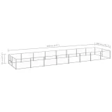 kojec-dla-psa-srebrny-16-m-stalowy-wysokosc-70-cm