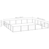 kojec-dla-psa-srebrny-25-m-stalowy-wysokosc-70-cm
