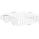 kojec-dla-psa-srebrny-3146-m-stalowy-wysokosc-110-cm