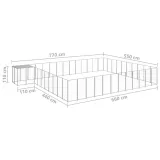 kojec-dla-psa-srebrny-3751-m-stalowy-wysokosc-110-cm