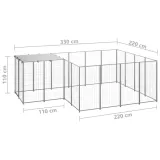 kojec-dla-psa-srebrny-605-m-stalowy-wysokosc-110-cm