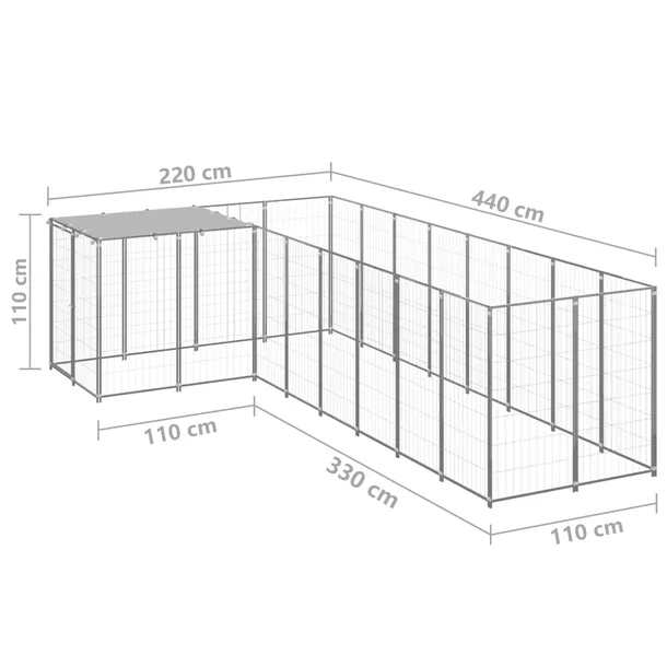 kojec-dla-psa-srebrny-605-m-stalowy-wysokosc-110-cm