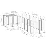 kojec-dla-psa-srebrny-605-m-stalowy-wysokosc-110-cm