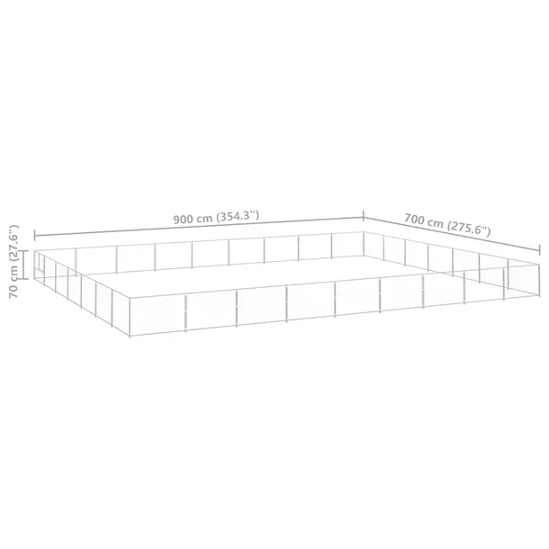 kojec-dla-psa-srebrny-63-m-stalowy-wysokosc-70-cm