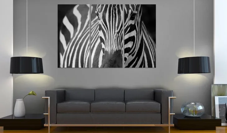 obraz-pani-zebra-rozmiar-120x80-stan-nowy