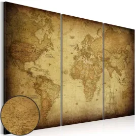 obraz-stara-mapa-tryptyk-rozmiar-120x80