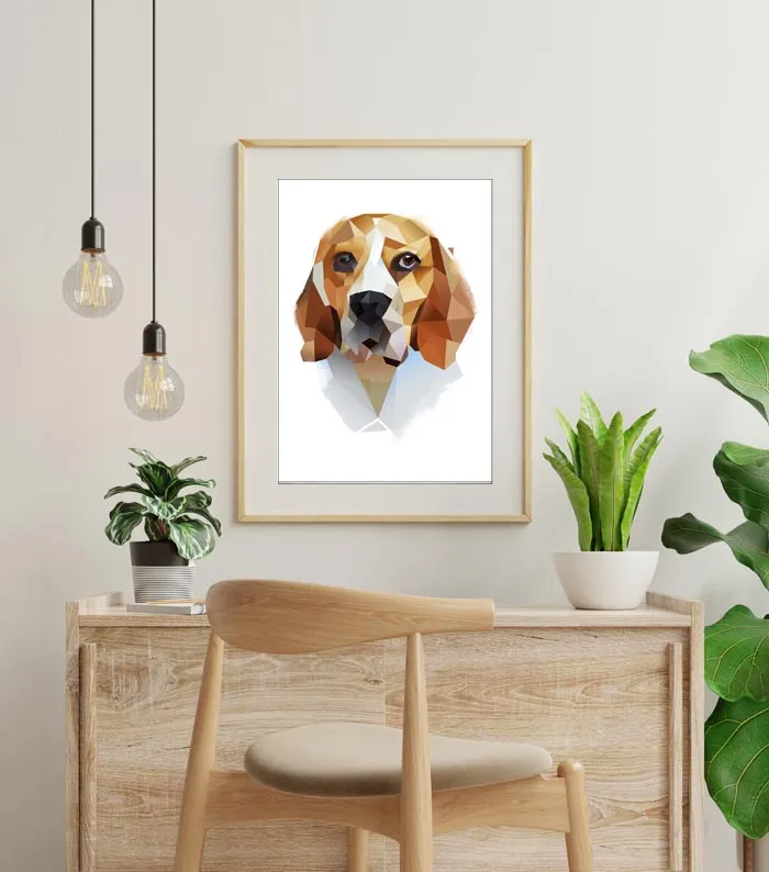 beagle-plakat-50x70-cm