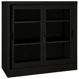 szafka-z-drzwiczkami-przesuwnymi-czarna-90x40x90-cm-stalowa