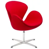 fotel-swan-wool-premium-czerwony