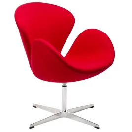fotel-swan-wool-premium-czerwony