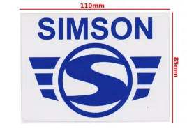 naklejka-simson-logo-niebieska
