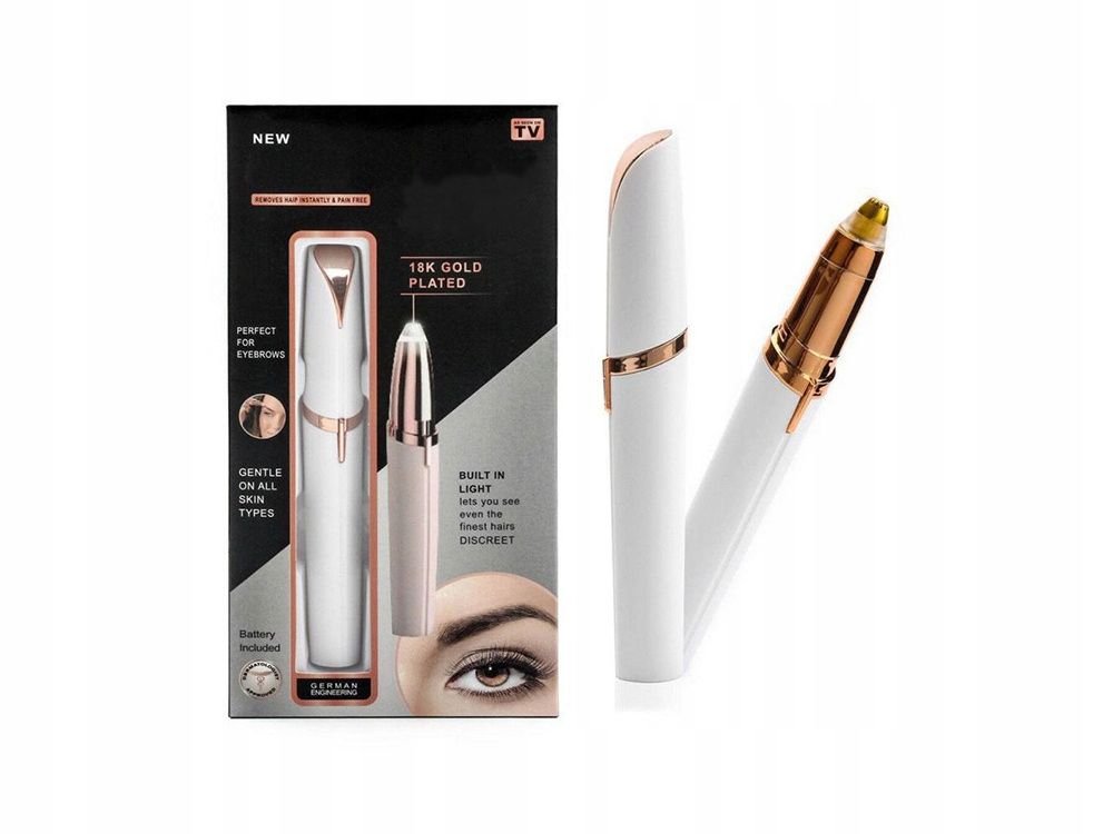 DEPILATOR TRYMER DO BRWI TWARZY Flawless Brows USB ERLI.pl