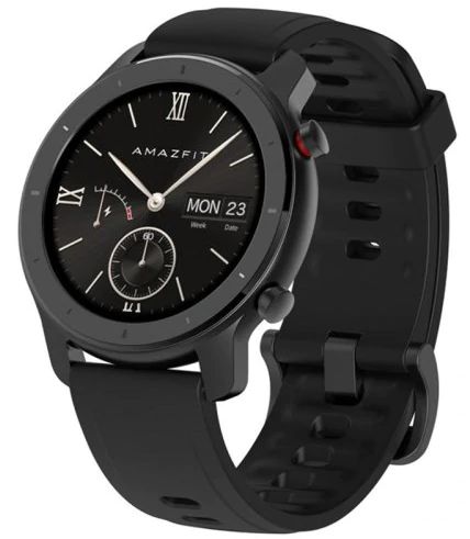 Promocja Amazfit Gtr 42mm Starry Black Smartwatch Xiaomi wyprzedaż przecena