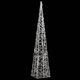 stozek-dekoracyjny-akrylowy-zimne-biale-led-90-cm