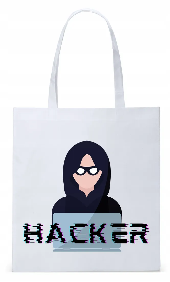informatyka-programisty-torba-eco-biala-shopper