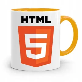 kubek-zolty-informatyka-programisty-html-5-prezent