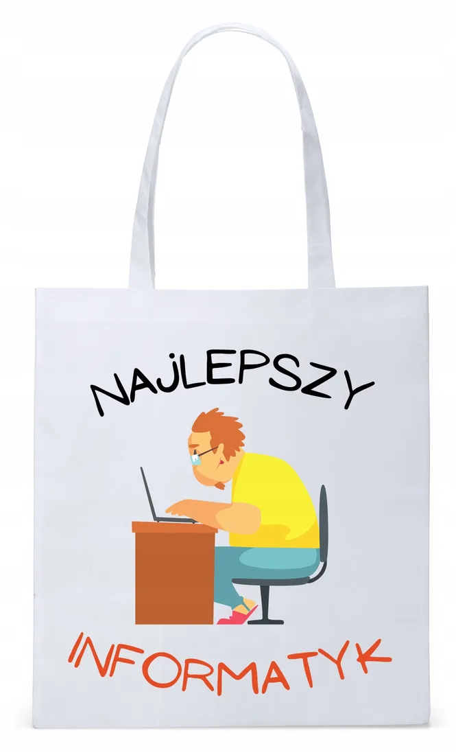 informatyka-programisty-torba-eco-biala-shopper