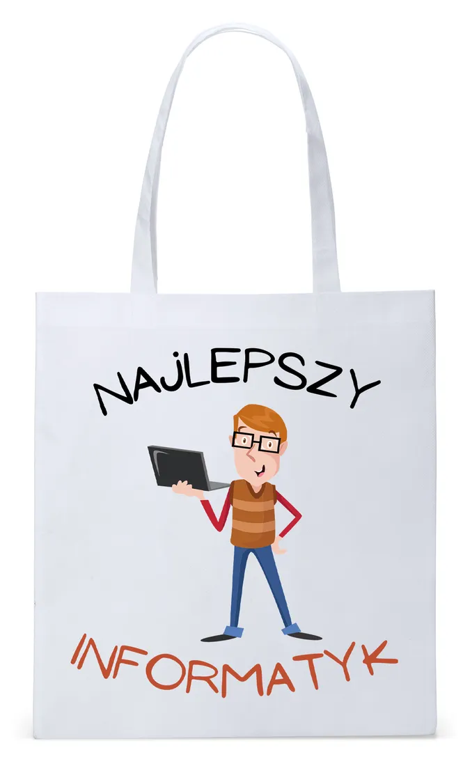 informatyka-programisty-torba-eco-biala-shopper