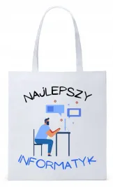 informatyka-programisty-torba-eco-biala-shopper