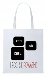 informatyka-programisty-torba-eco-biala-shopper