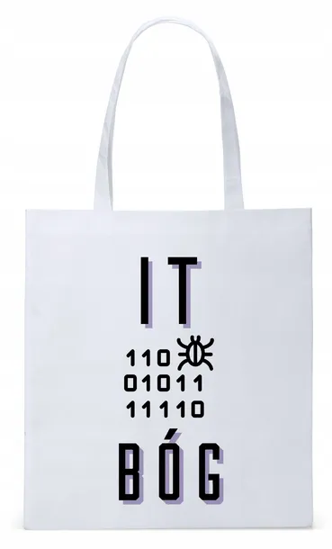 informatyka-programisty-torba-eco-biala-shopper