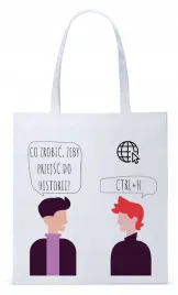 informatyka-programisty-torba-eco-biala-shopper
