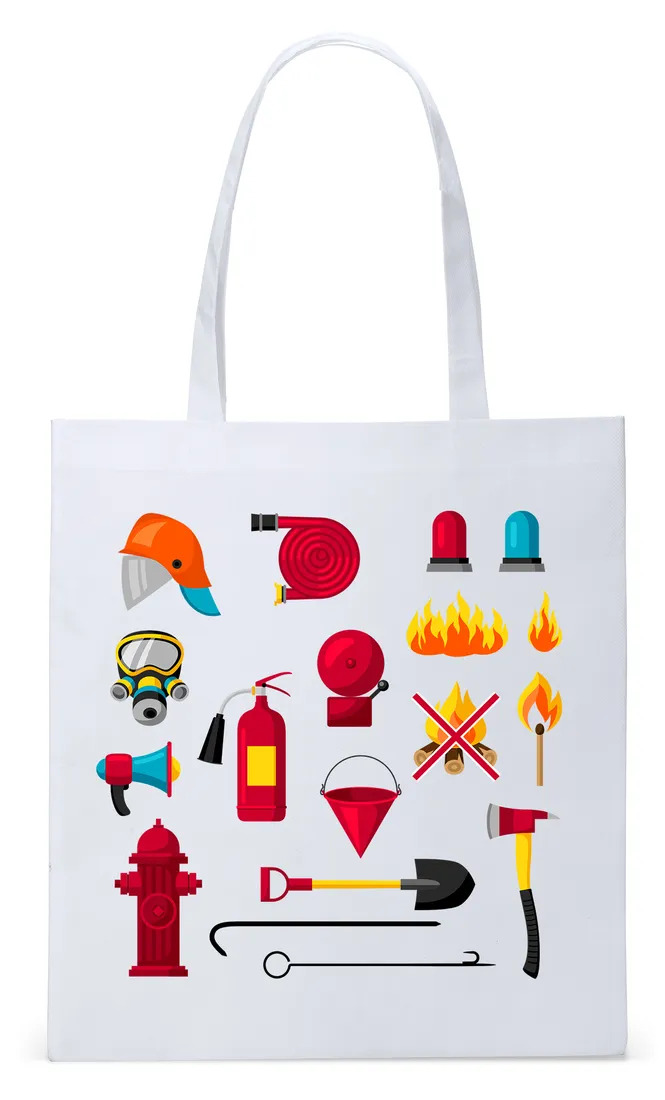 dla-strazaka-prezent-torba-eco-biala-shopper