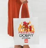 dla-strazaka-prezent-torba-eco-biala-shopper-stan-nowy