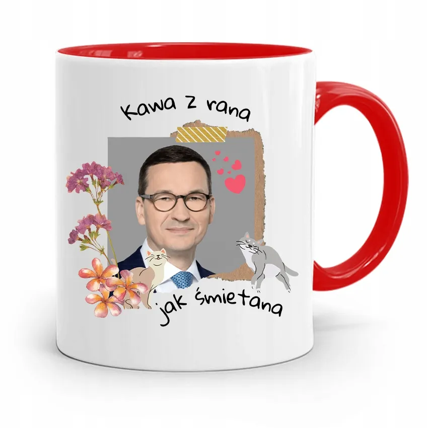 kubek-czerwony-politycy-premier-mateusz-morawiecki