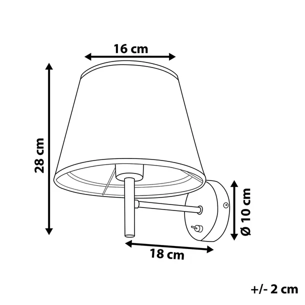 lampa-scienna-szara-columbia-stan-nowy