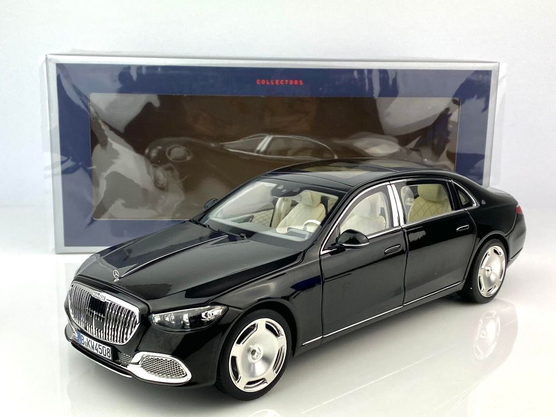 Maybach Mercedes-Benz S680 4Matic 2021 Black Norev 1:18 - ERLI.pl