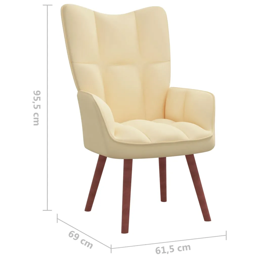 fotel-kremowy-obity-aksamitem
