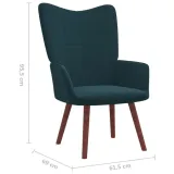 fotel-niebieski-obity-aksamitem