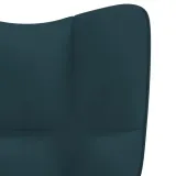fotel-niebieski-obity-aksamitem