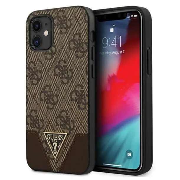 guess-4g-triangle-collection-etui-iphone-12-mini-brazowy-stan-nowy