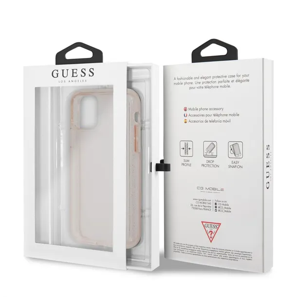 guess-glitter-case-etui-iphone-11-pro-max-pink-stan-nowy-kolor-rozowy