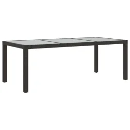 stol-ogrodowy-brazowy-190x90x75-cm-szklo-i-rattan-pe