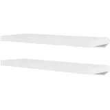 polki-scienne-4-szt-biale-80-cm