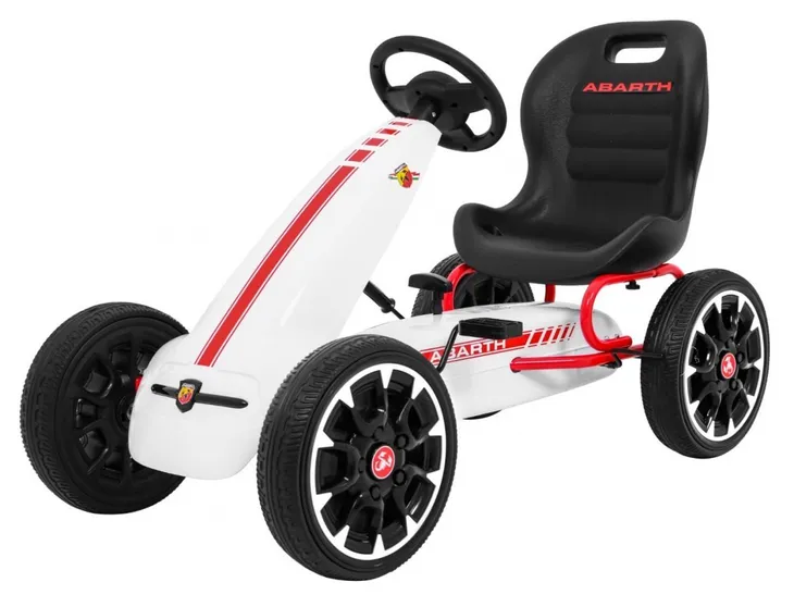 gokart-abarth-bialy