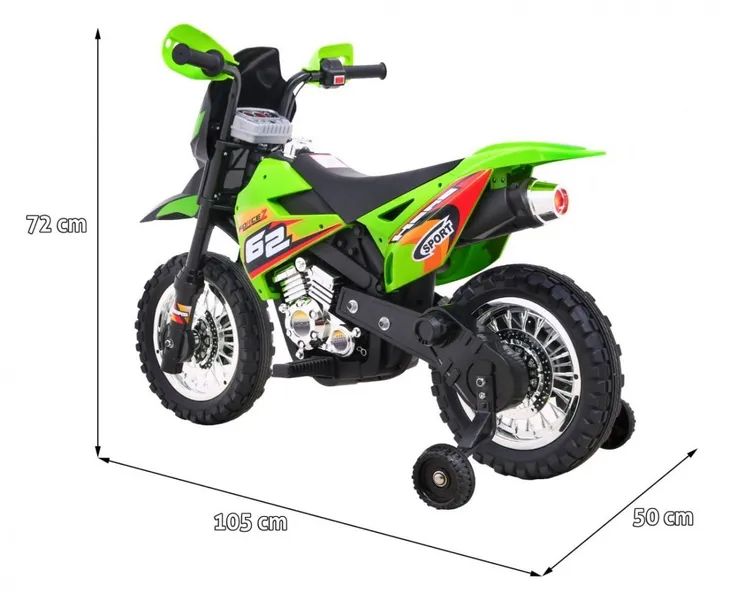 motorek-cross-zielony-stan-nowy