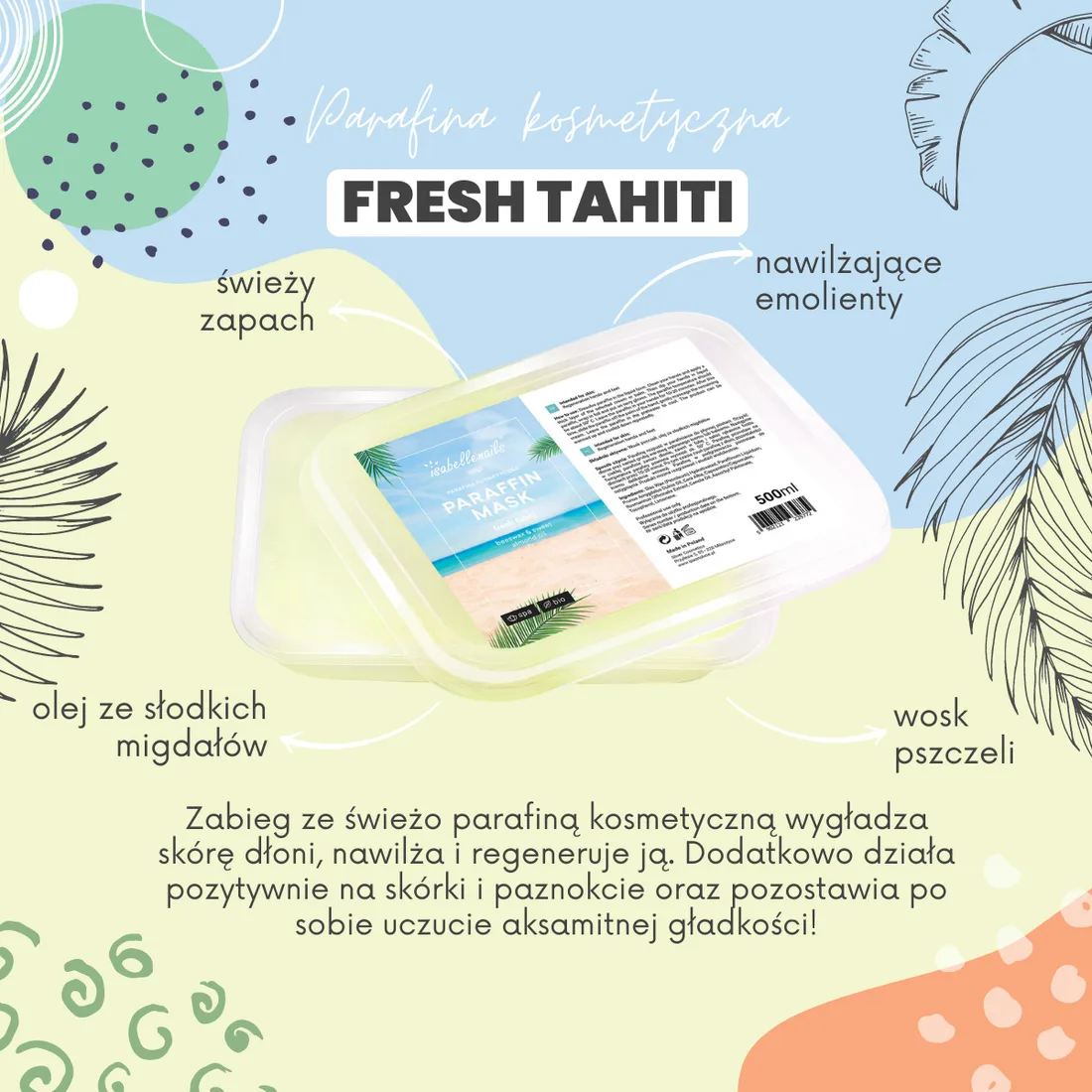 parafina-kosmetyczna-is-500ml-fresh-tahiti-stan-nowy