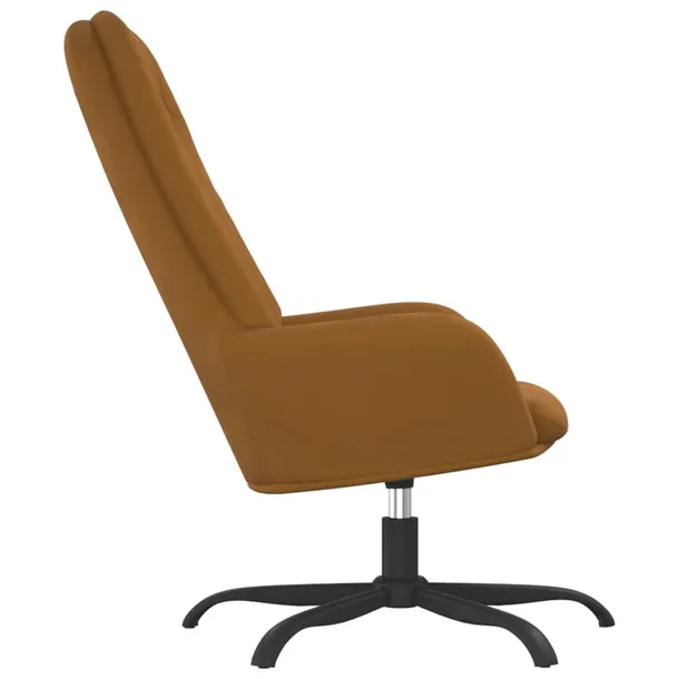 fotel-brazowy-obity-aksamitem