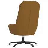 fotel-brazowy-obity-aksamitem